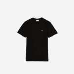 Boys Lacoste V0ZN3028 Black 031 SPORT Breathable Cotton Blend T-Shirt - Image 5