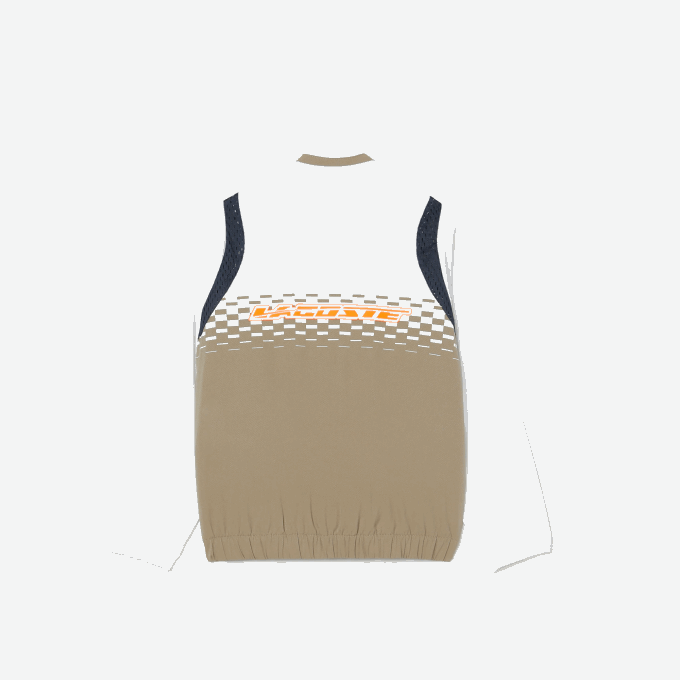Boys Lacoste V0ZN3042 Beige White Blue Orange WRI Tennis x Daniil Medvedev Jogger Set - Image 6