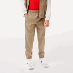 Boys Lacoste V0ZN3042 Beige White Blue Orange WRI Tennis x Daniil Medvedev Jogger Set - Image 7