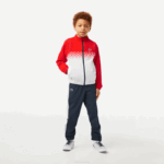 Boys Lacoste V0ZN3043 Red White Blue CF1 Tennis x Daniil Medvedev Jogger Set