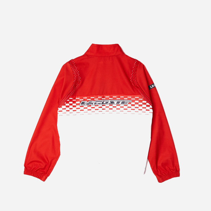 Boys Lacoste V0ZN3043 Red White Blue CF1 Tennis x Daniil Medvedev Jogger Set - Image 7