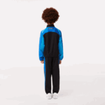 Boys Lacoste V0ZN3047 Black Blue Yellow AYF Tennis Colorblock Jogger Set - Image 4