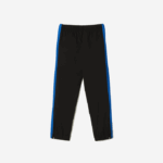 Boys Lacoste V0ZN3047 Black Blue Yellow AYF Tennis Colorblock Jogger Set - Image 9