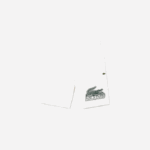 Boys Lacoste V0ZN3072 White 70V Contrast Print Branded Shorts