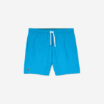 Boys Lacoste V0ZN3103 Blue Green WII Quick-Dry Solid Swim Shorts - Image 4