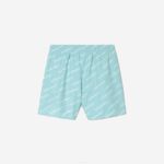 Boys Lacoste V0ZN3108 Mint LGF Printed Recycled Polyester Swim Trunks - Image 5