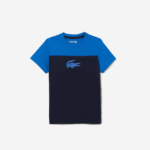 Boys Lacoste V0ZN3147 Navy Blue 976 SPORT Jersey T-Shirt