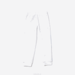 Boys Lacoste V0ZN3246 White SBH Branding Cotton Fleece Jogging Pants - Image 2