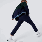 Boys Lacoste V0ZN3269 Navy Blue 166 Stretch Cotton Gabardine Chinos - Image 3