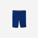 Boys Lacoste V0ZN3301 Blue BDM Stretch Cotton Bermudas