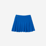 Girls Lacoste V0ZN3097 Blue KXB Stretch Mini Skirt - Image 4