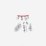 Girls Lacoste V0ZN3291 White 001 Jersey Pleated Skirt - Image 6