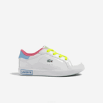 Infants Lacoste V0ZN2931 White/Green 082 Powercourt Synthetic Color-Pop Sneakers