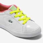 Infants Lacoste V0ZN2931 White/Green 082 Powercourt Synthetic Color-Pop Sneakers - Image 4