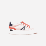 Infants Lacoste V0ZN2932 Pink Navy S1N L004 Textile Sneakers