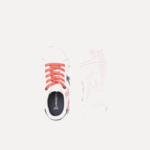 Infants Lacoste V0ZN2932 Pink Navy S1N L004 Textile Sneakers - Image 3