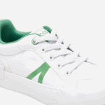 Infants Lacoste V0ZN2933 White/Green 082 L004 Textile Sneakers - Image 5