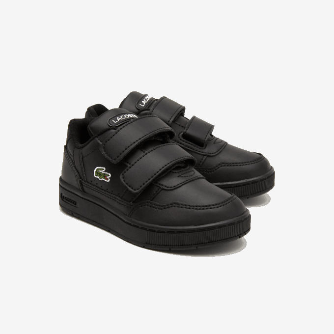 Infants Lacoste V0ZN2934 Black 02H T-Clip Synthetic Color-Pop Sneackers - Image 2