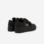 Infants Lacoste V0ZN2934 Black 02H T-Clip Synthetic Color-Pop Sneackers - Image 3