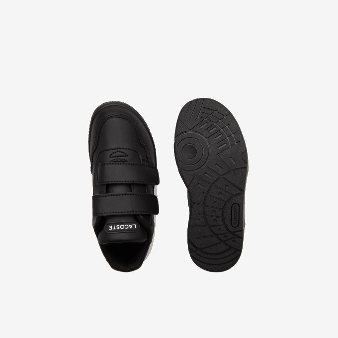 Infants Lacoste V0ZN2934 Black 02H T-Clip Synthetic Color-Pop Sneackers - Image 4