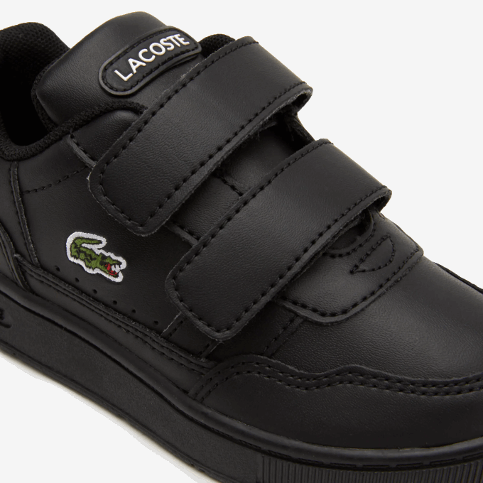 Infants Lacoste V0ZN2934 Black 02H T-Clip Synthetic Color-Pop Sneackers - Image 6