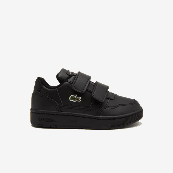 Infants Lacoste V0ZN2934 Black 02H T-Clip Synthetic Color-Pop Sneackers - Image 1