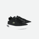 Infants Lacoste V0ZN2937 Black & White 312 Powercourt Synthetic Sneakers - Image 2