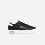 Infants Lacoste V0ZN2937 Black & White 312 Powercourt Synthetic Sneakers