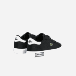 Infants Lacoste V0ZN2937 Black & White 312 Powercourt Synthetic Sneakers - Image 3