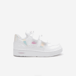Infants Lacoste V0ZN2938 White 21G T-Clip Synthetic Popped Heel Sneackers