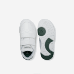 Infants Lacoste V0ZN2942 White & Dark Green 1R5 T-Clip Synthetic Sneakers - Image 4
