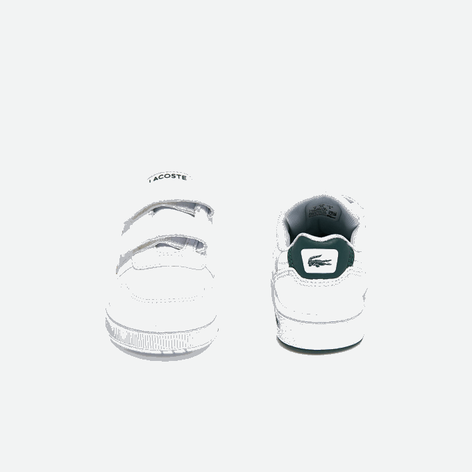 Infants Lacoste V0ZN2942 White & Dark Green 1R5 T-Clip Synthetic Sneakers - Image 5
