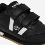 Infants Lacoste V0ZN2965 Black & White 312 Partner Synthetic Sneakers - Image 5
