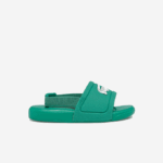 Infants Lacoste V0ZN2966 Green & White 1R7 L.30 Synthetic Slides