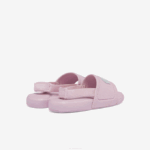 Infants Lacoste V0ZN2967 Light Pink & White 208 L.30 Synthetic Slides - Image 3