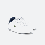 Infants Lacoste V0ZN2972 White & Navy 042 Graduate Synthetic Sneakers - Image 2
