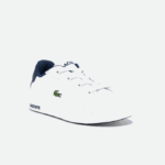 Infants Lacoste V0ZN2972 White & Navy 042 Graduate Synthetic Sneakers