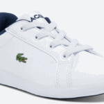 Infants Lacoste V0ZN2972 White & Navy 042 Graduate Synthetic Sneakers - Image 6