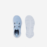 Infants Lacoste V0ZN2980 Light Blue White 2K7 Run Spin Knit Textile Color Contrast Sneackers - Image 4