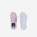 Infants Lacoste V0ZN2982 Pink & White F50 Run Spin Knit Textile Color Contrast Sneackers - Image 4