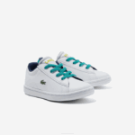 Infants Lacoste V0ZN2985 White/Green 082 Carnaby Synthetic Sneackers - Image 2