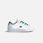 Infants Lacoste V0ZN2985 White/Green 082 Carnaby Synthetic Sneackers