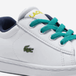Infants Lacoste V0ZN2985 White/Green 082 Carnaby Synthetic Sneackers - Image 5