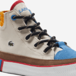 Infants Lacoste V0ZN2986 Off White & Yellow HT3 Gripshot Winter Mid Textile Outdoor Shoes - Image 5