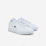 Infants Lacoste V0ZN2991 White & Black 147 Graduate Sneakers - Image 2