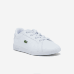 Infants Lacoste V0ZN2991 White & Black 147 Graduate Sneakers