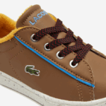 Infants Lacoste V0ZN2993 Brown Light Blue 2G7 Carnaby Winter Synthetic Outdoor Shoes - Image 6
