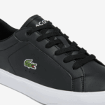 Juniors Lacoste V0ZN3309 Black & White 312 Powercourt Synthetic Sneakers - Image 6