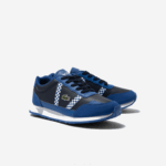 Juniors Lacoste V0ZN3310 Navy & Blue NV1 Partner Synthetic Sneakers - Image 2