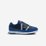 Juniors Lacoste V0ZN3310 Navy & Blue NV1 Partner Synthetic Sneakers
